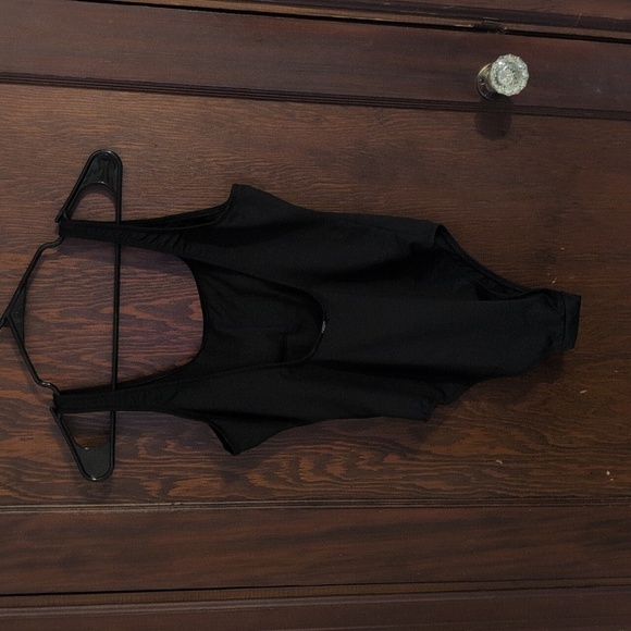 PINK Active One Piece Black Swim Suit - Medium - Picture 3 of 9